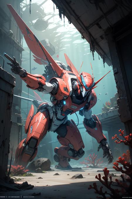 380102-464067595-underwater,physically-based rendering,cinematic shot,best quality, [insect _robot_0.5] ,robot_mecha,scenery,shimmering coral,bat.png